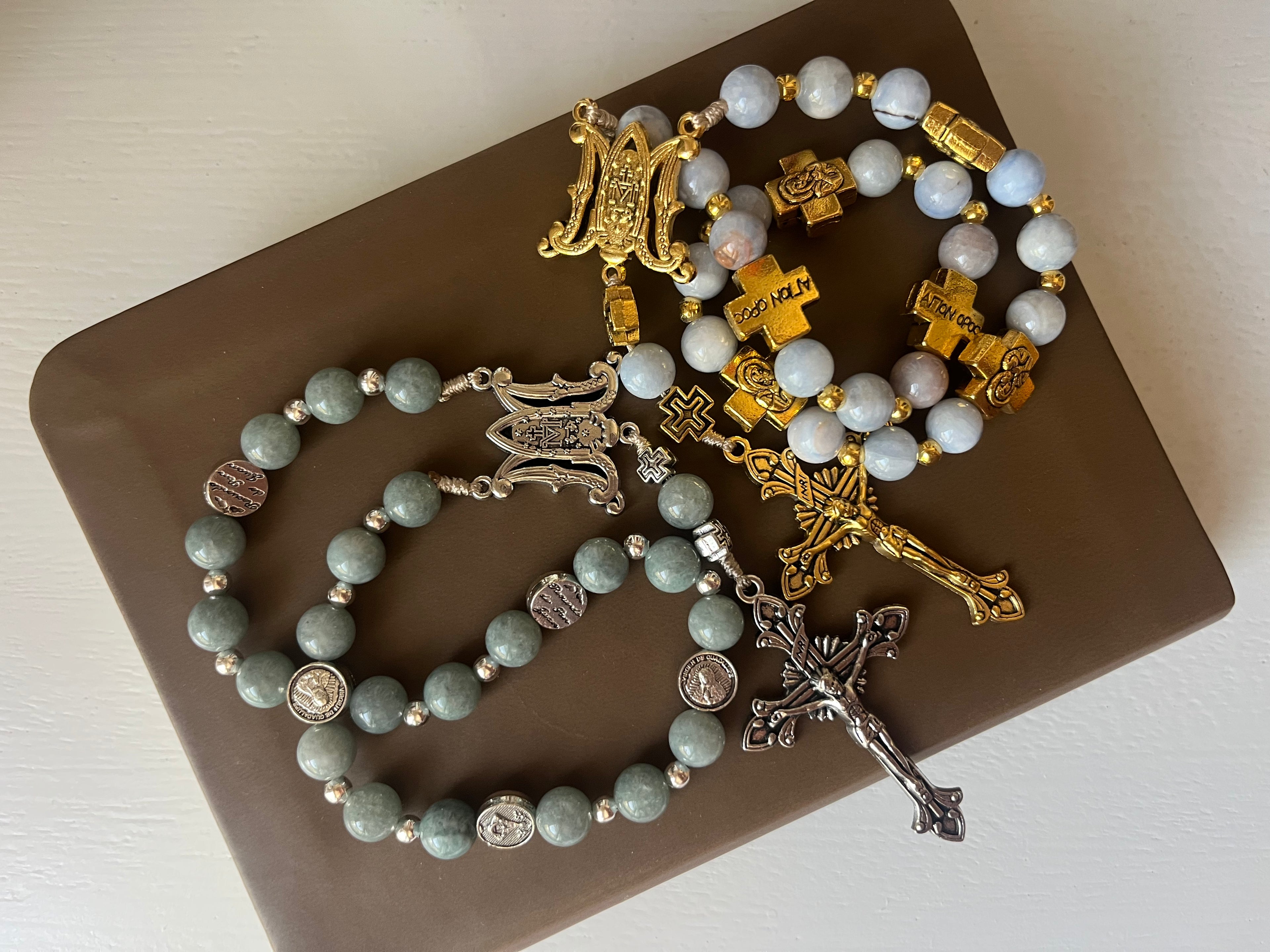 Medjugorje Peace Chaplet Burmese Jade