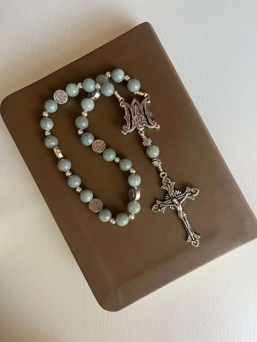 Medjugorje Peace Chaplet Burmese Jade